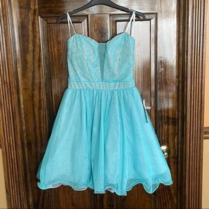 Blue Party Dress